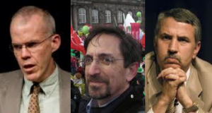 Public Intellectuls (left to right) Bill McKibben, Andrew Revkin and Thomas Friedman
